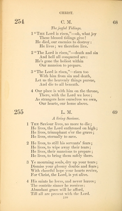 The Baptist Hymn Book page 140