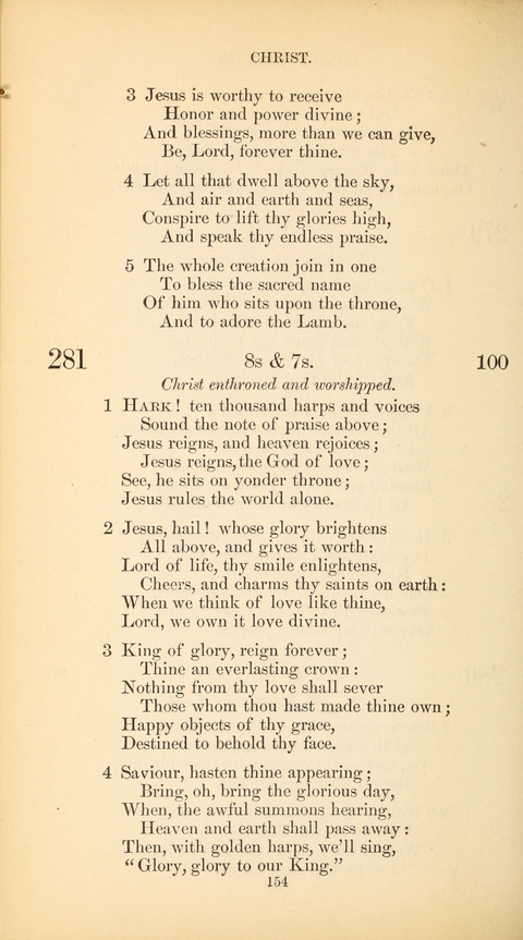 The Baptist Hymn Book page 154