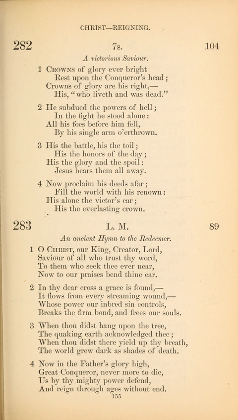 The Baptist Hymn Book page 155