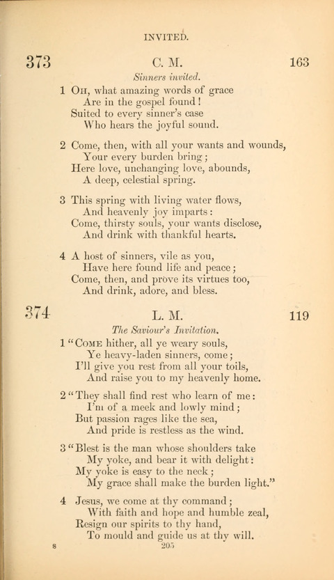 The Baptist Hymn Book page 205