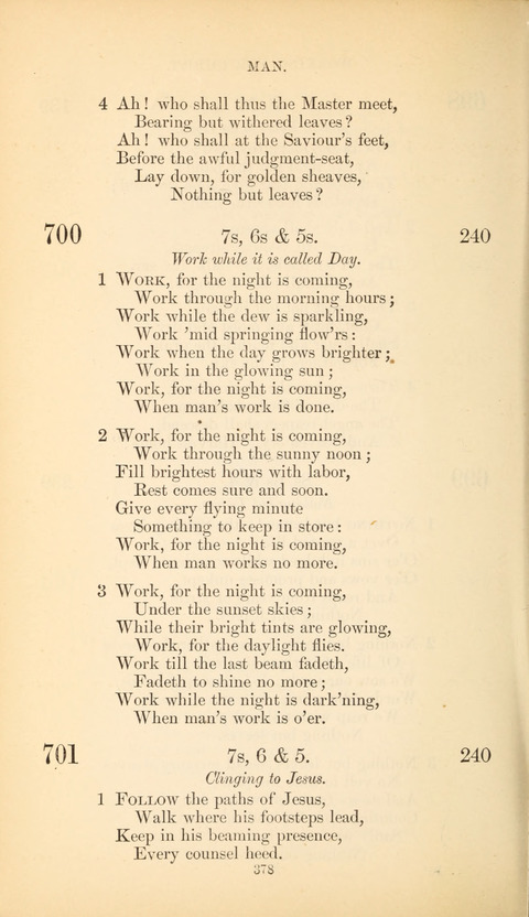 The Baptist Hymn Book page 378
