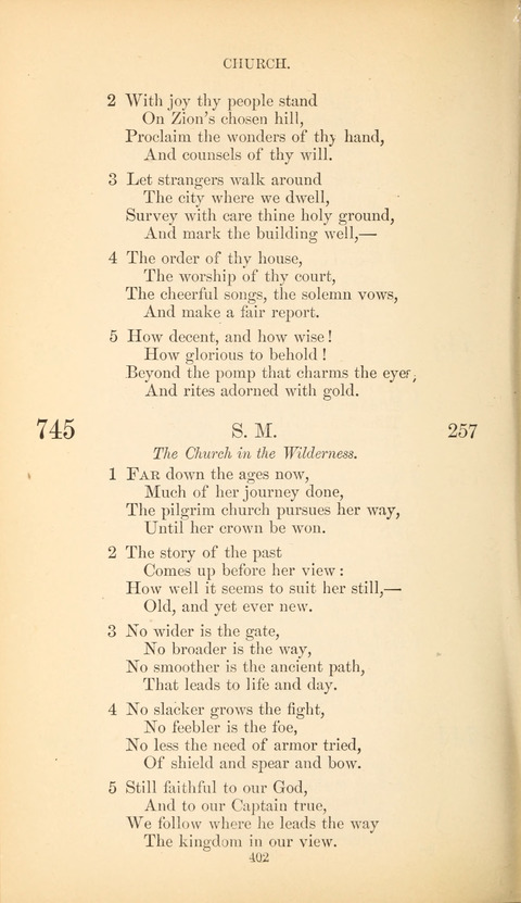 The Baptist Hymn Book page 402