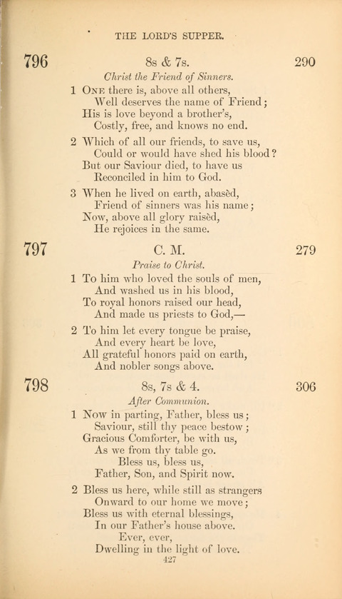 The Baptist Hymn Book page 427