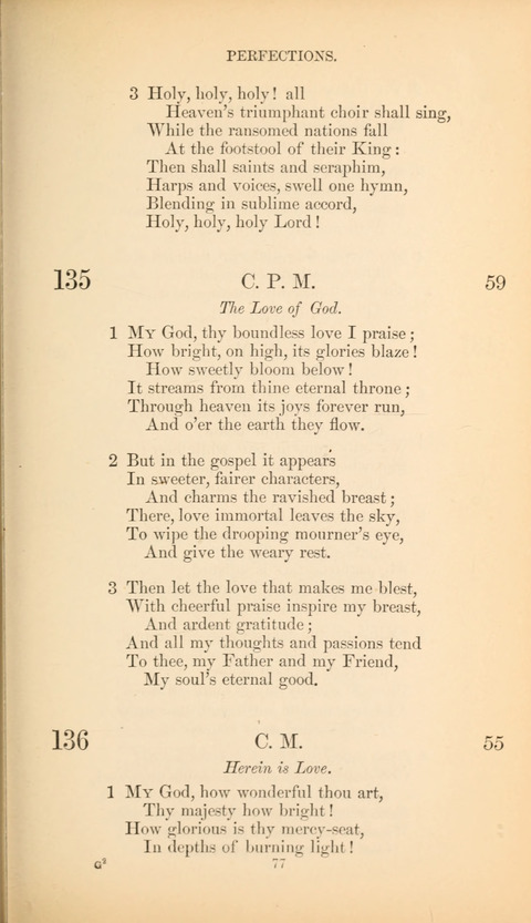 The Baptist Hymn Book page 77