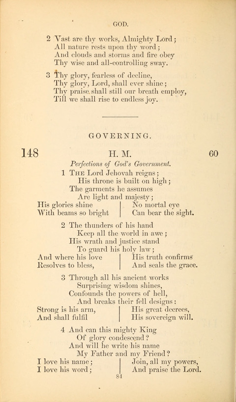 The Baptist Hymn Book page 84
