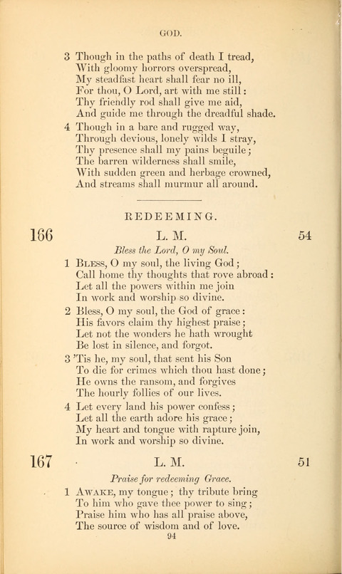 The Baptist Hymn Book page 94