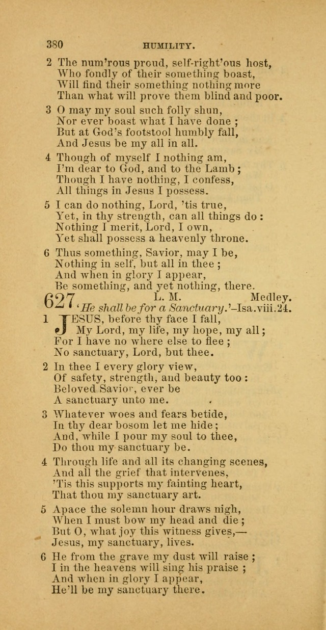 The Baptist Hymn Book: comprising a large and choice collection of psalms, hymns and spiritual songs, adapted to the faith and order of the Old School, or Primitive Baptists (2nd stereotype Ed.) page 382