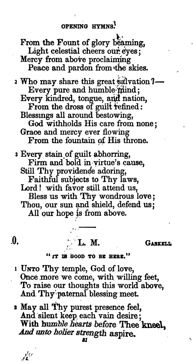 A Book of Hymns for Public and Private Devotion. (10th ed.) page 37