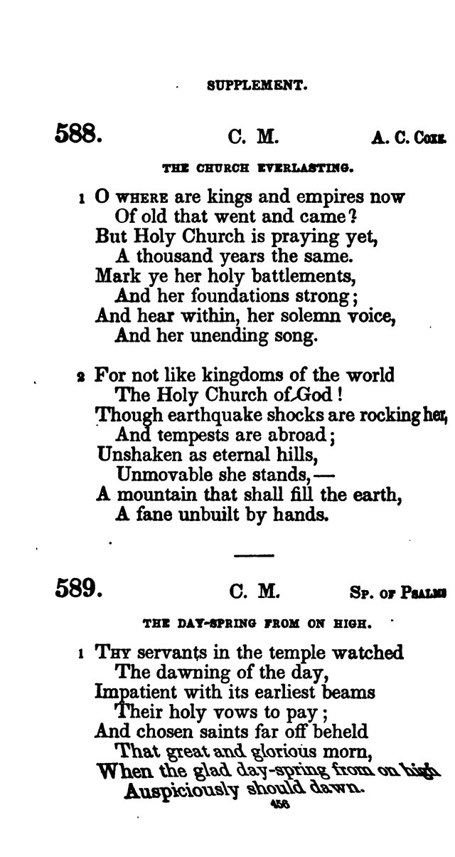 A Book of Hymns for Public and Private Devotion. (10th ed.) page 462