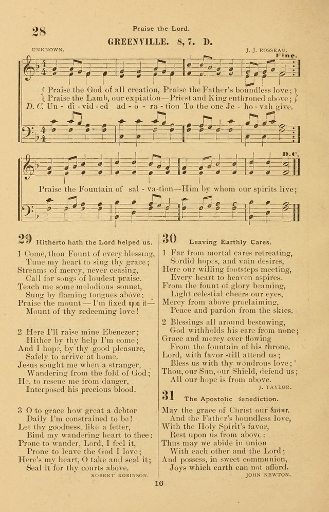The Brethren Hymnody: with tunes for the sanctuary, Sunday-school, prayer meeting and home circle page 16