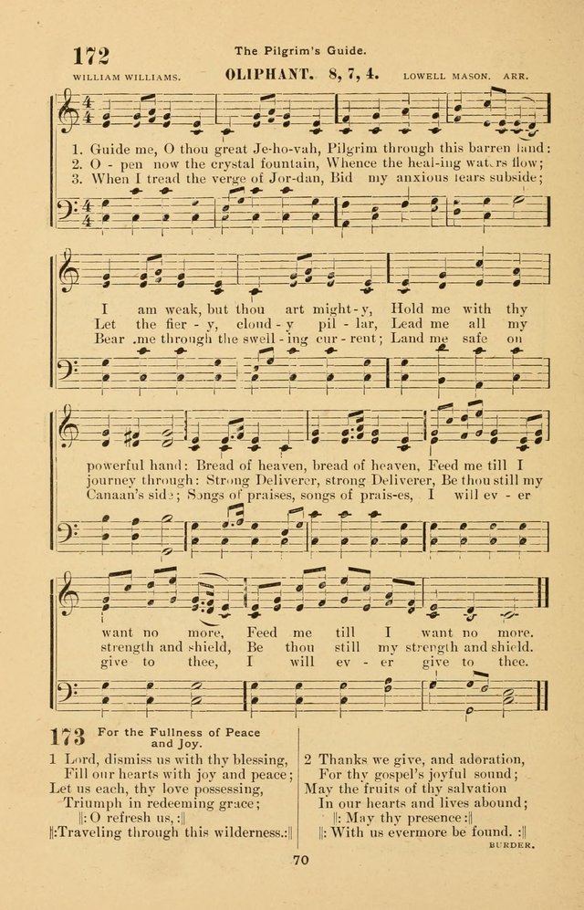 The Brethren Hymnody: with tunes for the sanctuary, Sunday-school, prayer meeting and home circle page 70