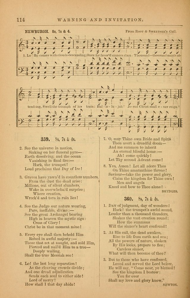 The Baptist Hymn and Tune Book: being "The Plymouth Collection" enlarged and adapted to the use of Baptist churches page 166