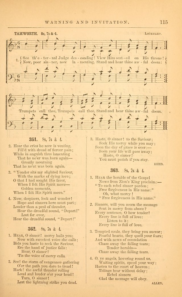 The Baptist Hymn and Tune Book: being "The Plymouth Collection" enlarged and adapted to the use of Baptist churches page 167