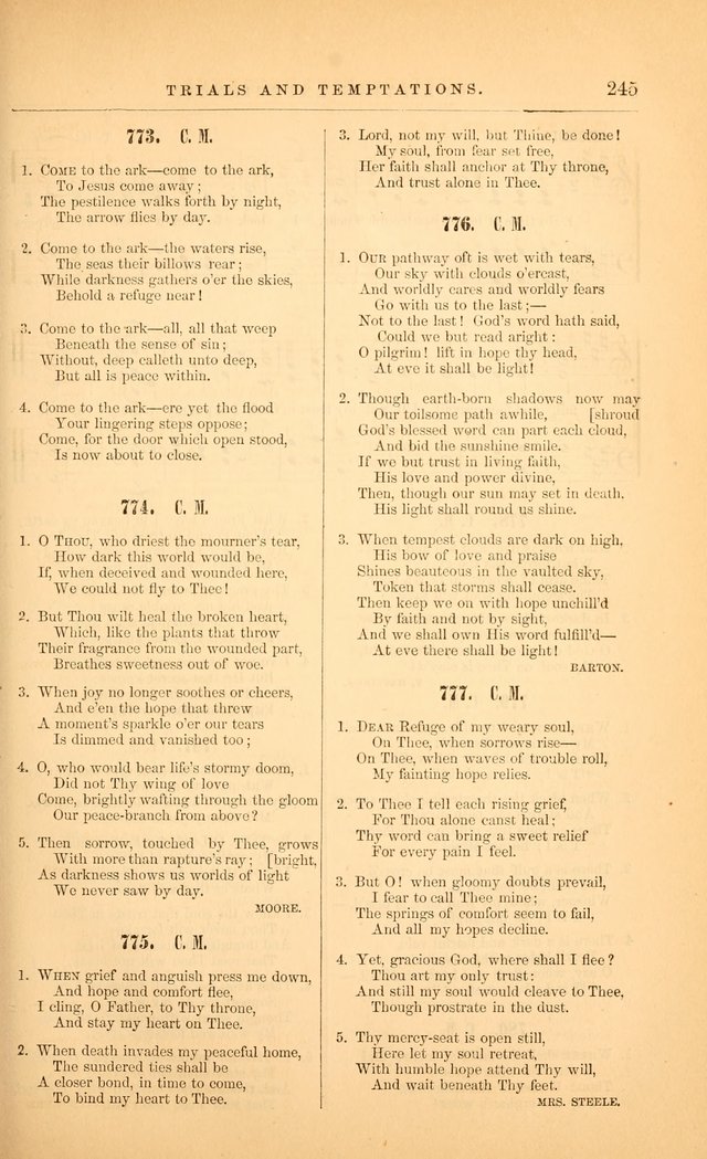 The Baptist Hymn and Tune Book: being "The Plymouth Collection" enlarged and adapted to the use of Baptist churches page 299
