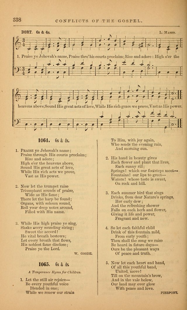 The Baptist Hymn and Tune Book: being "The Plymouth Collection" enlarged and adapted to the use of Baptist churches page 392
