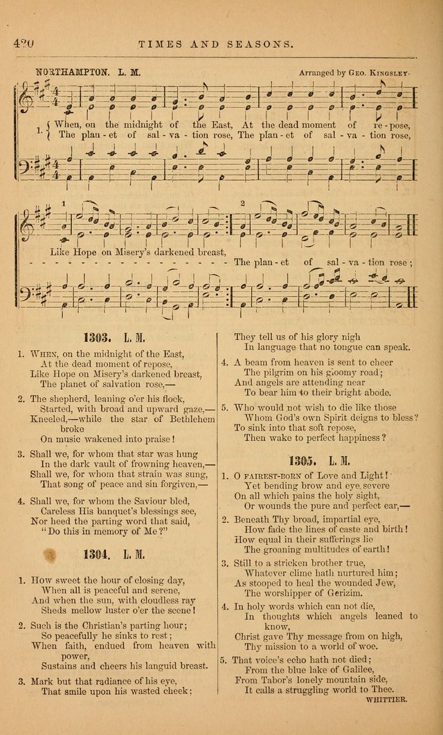 The Baptist Hymn and Tune Book: being "The Plymouth Collection" enlarged and adapted to the use of Baptist churches page 474