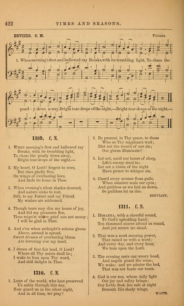 The Baptist Hymn and Tune Book: being "The Plymouth Collection" enlarged and adapted to the use of Baptist churches page 476
