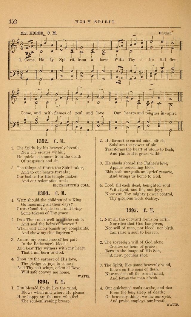 The Baptist Hymn and Tune Book: being "The Plymouth Collection" enlarged and adapted to the use of Baptist churches page 506