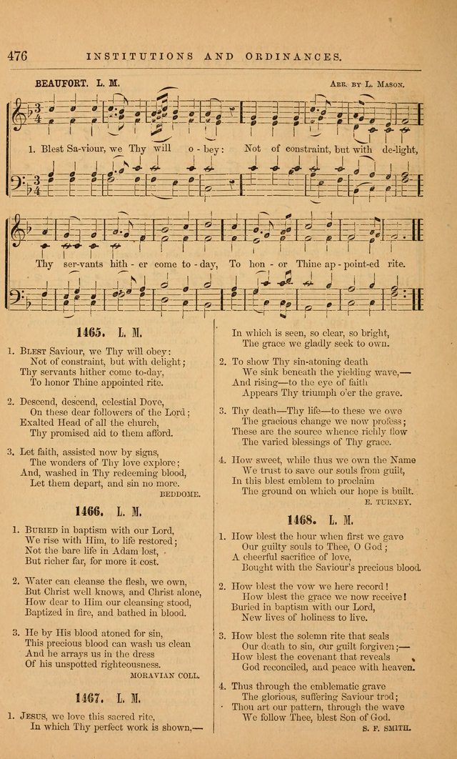 The Baptist Hymn and Tune Book: being "The Plymouth Collection" enlarged and adapted to the use of Baptist churches page 530