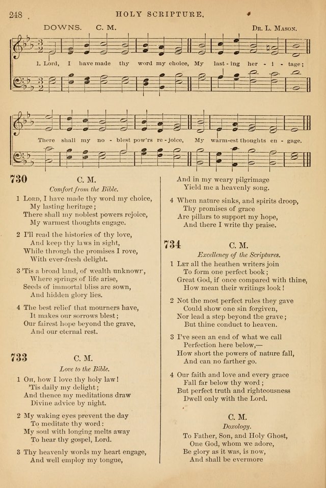 The Baptist Hymn and Tune Book, for Public Worship page 257