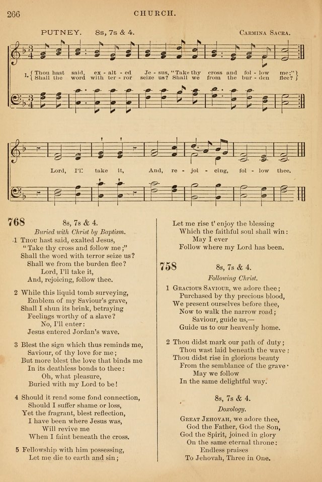 The Baptist Hymn and Tune Book, for Public Worship page 275