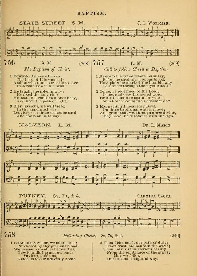 The Baptist Hymn and Tune Book for Public Worship page 279