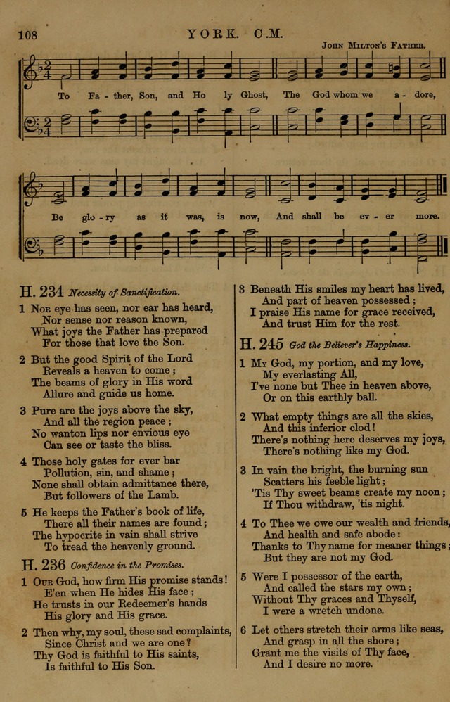 Book of Hymns and Tunes, comprising the psalms and hymns for the worship of God, approved by the general assembly of 1866, arranged with appropriate tunes... by authority of the assembly of 1873 page 104