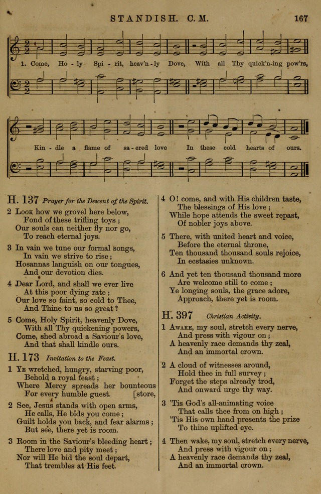 Book of Hymns and Tunes, comprising the psalms and hymns for the worship of God, approved by the general assembly of 1866, arranged with appropriate tunes... by authority of the assembly of 1873 page 163