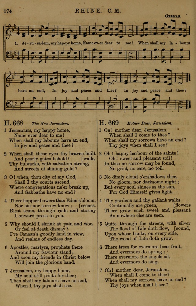 Book of Hymns and Tunes, comprising the psalms and hymns for the worship of God, approved by the general assembly of 1866, arranged with appropriate tunes... by authority of the assembly of 1873 page 172