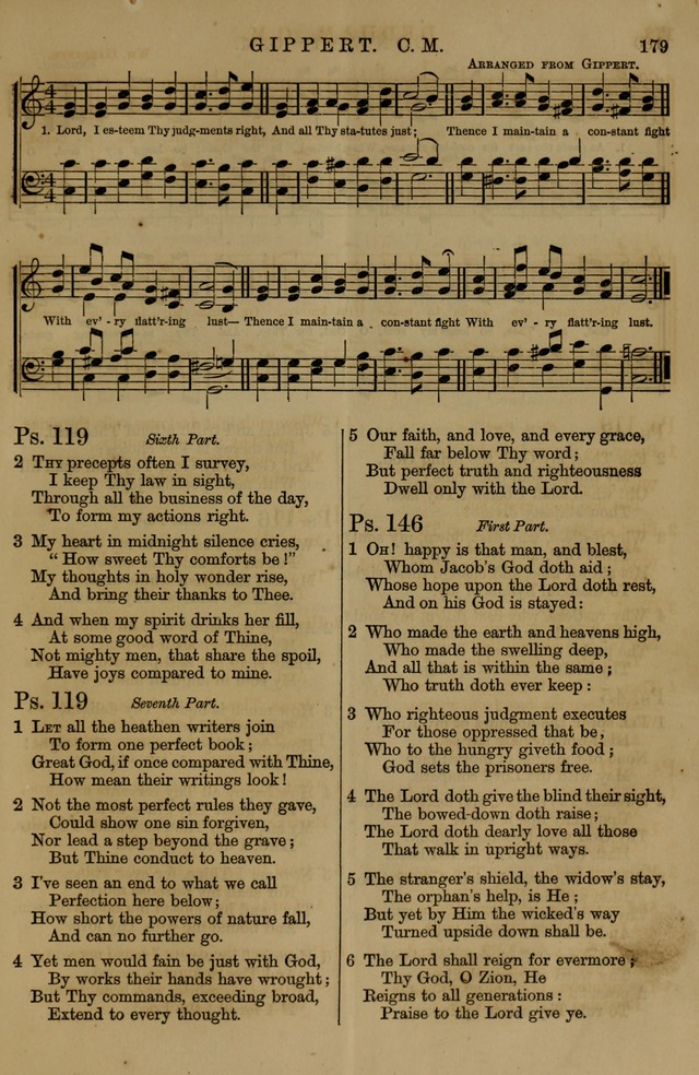 Book of Hymns and Tunes, comprising the psalms and hymns for the worship of God, approved by the general assembly of 1866, arranged with appropriate tunes... by authority of the assembly of 1873 page 177