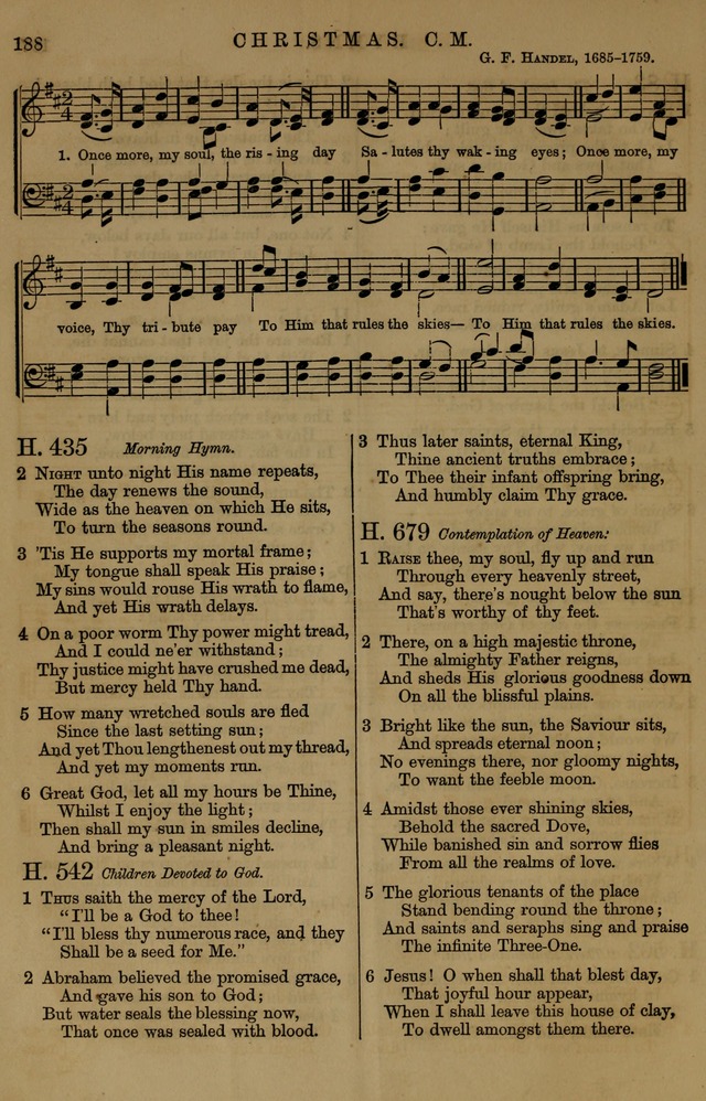 Book of Hymns and Tunes, comprising the psalms and hymns for the worship of God, approved by the general assembly of 1866, arranged with appropriate tunes... by authority of the assembly of 1873 page 186