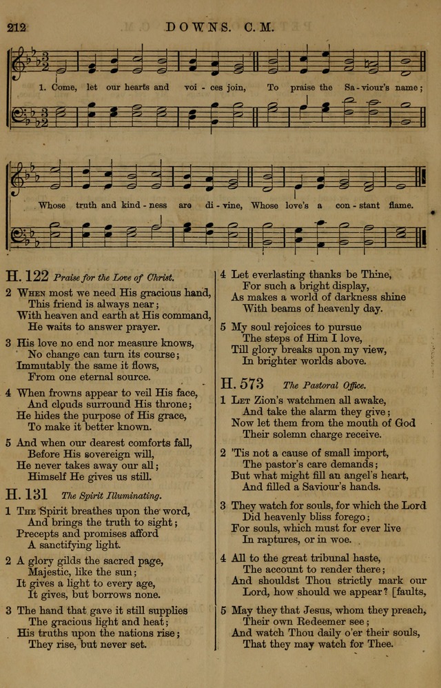 Book of Hymns and Tunes, comprising the psalms and hymns for the worship of God, approved by the general assembly of 1866, arranged with appropriate tunes... by authority of the assembly of 1873 page 210