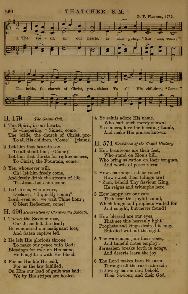 Book of Hymns and Tunes, comprising the psalms and hymns for the worship of God, approved by the general assembly of 1866, arranged with appropriate tunes... by authority of the assembly of 1873 page 258