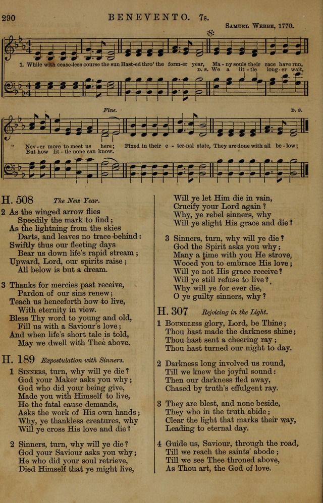 Book of Hymns and Tunes, comprising the psalms and hymns for the worship of God, approved by the general assembly of 1866, arranged with appropriate tunes... by authority of the assembly of 1873 page 288