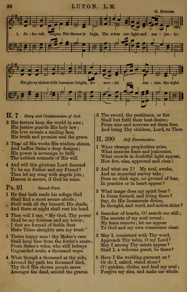 Book of Hymns and Tunes, comprising the psalms and hymns for the worship of God, approved by the general assembly of 1866, arranged with appropriate tunes... by authority of the assembly of 1873 page 32