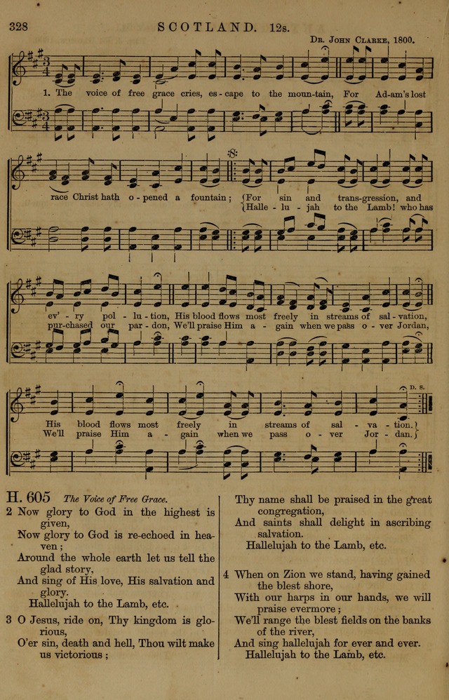 Book of Hymns and Tunes, comprising the psalms and hymns for the worship of God, approved by the general assembly of 1866, arranged with appropriate tunes... by authority of the assembly of 1873 page 326