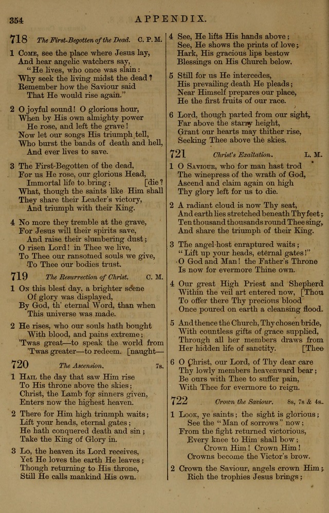 Book of Hymns and Tunes, comprising the psalms and hymns for the worship of God, approved by the general assembly of 1866, arranged with appropriate tunes... by authority of the assembly of 1873 page 352