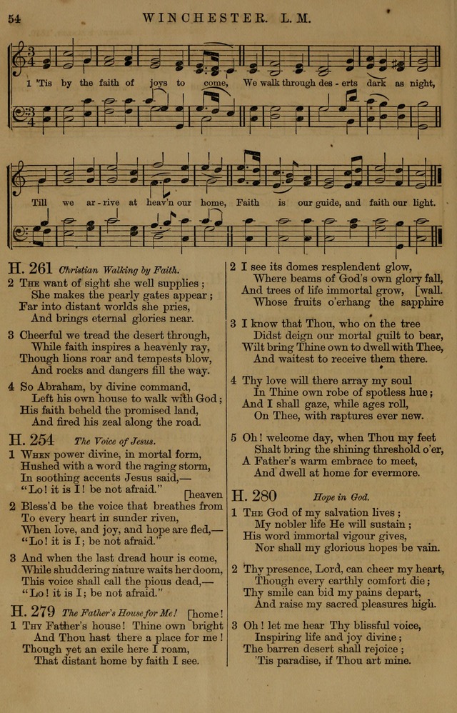 Book of Hymns and Tunes, comprising the psalms and hymns for the worship of God, approved by the general assembly of 1866, arranged with appropriate tunes... by authority of the assembly of 1873 page 50