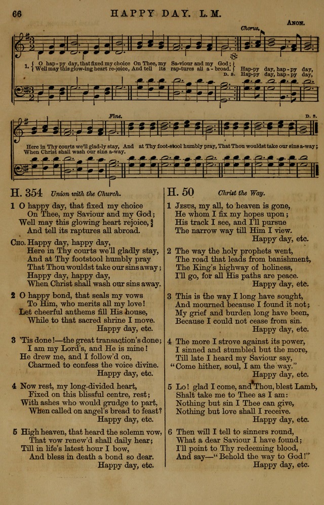 Book of Hymns and Tunes, comprising the psalms and hymns for the worship of God, approved by the general assembly of 1866, arranged with appropriate tunes... by authority of the assembly of 1873 page 62