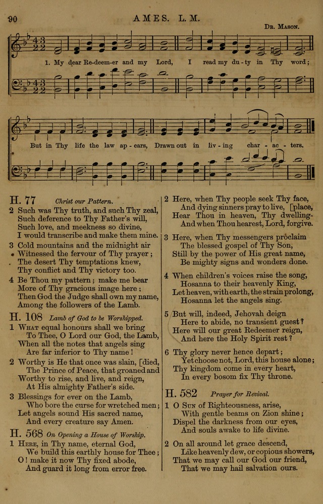 Book of Hymns and Tunes, comprising the psalms and hymns for the worship of God, approved by the general assembly of 1866, arranged with appropriate tunes... by authority of the assembly of 1873 page 86