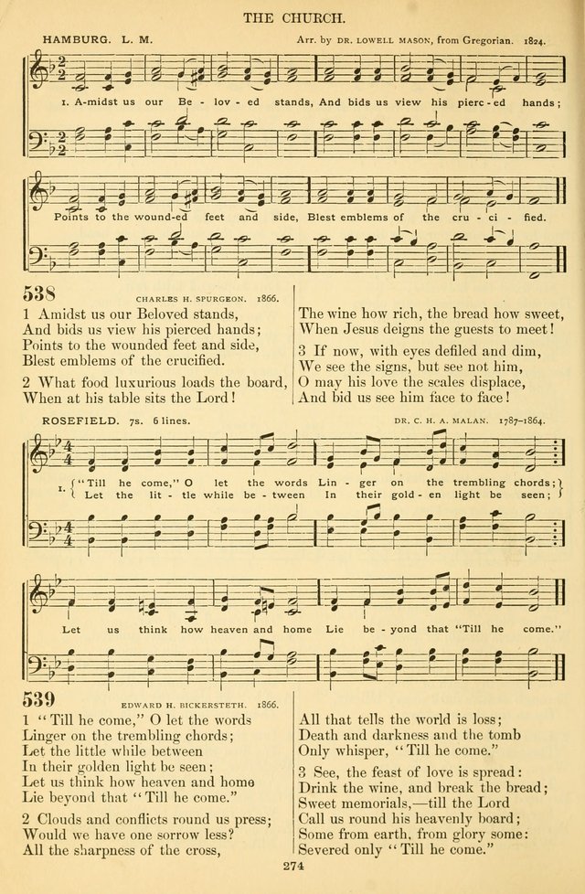 The Baptist Hymnal, for Use in the Church and Home page 287