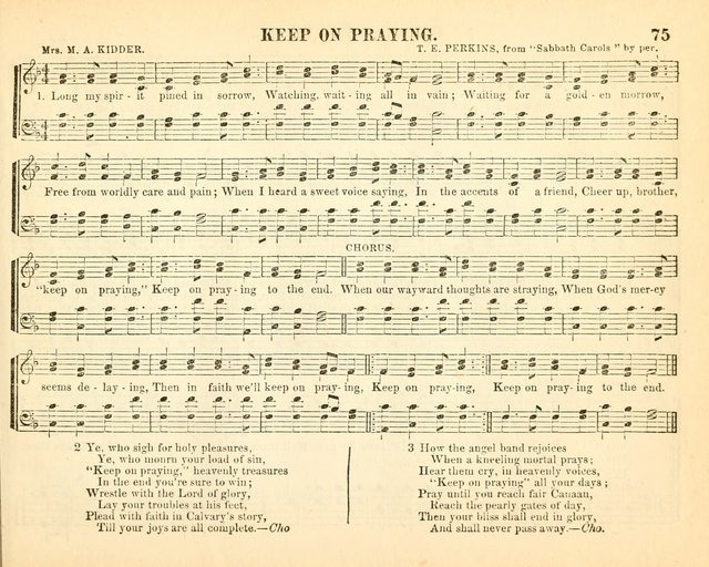 Bright Jewels for the Sunday School: a new collection of Sunday School songs written expressly for this work, many of which are the latest compositions of William B. Bradbury... page 80