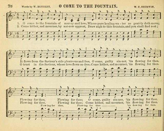 Bright Jewels for the Sunday School: a new collection of Sunday School songs written expressly for this work, many of which are the latest compositions of William B. Bradbury... page 83