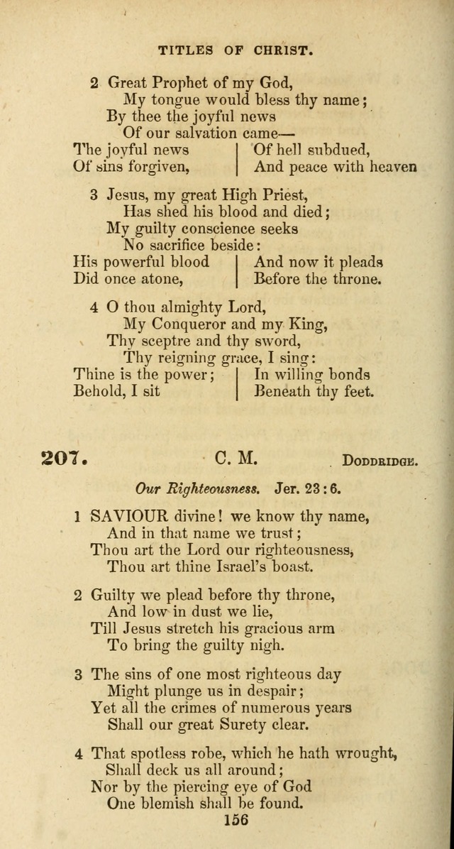 The Baptist Psalmody: a selection of hymns for the worship of God page 156
