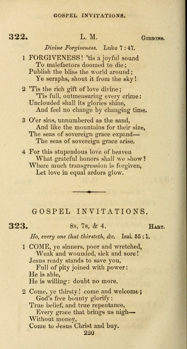 The Baptist Psalmody: a selection of hymns for the worship of God page 220