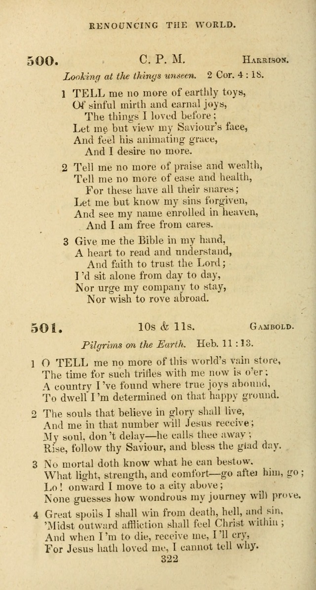 The Baptist Psalmody: a selection of hymns for the worship of God page 322