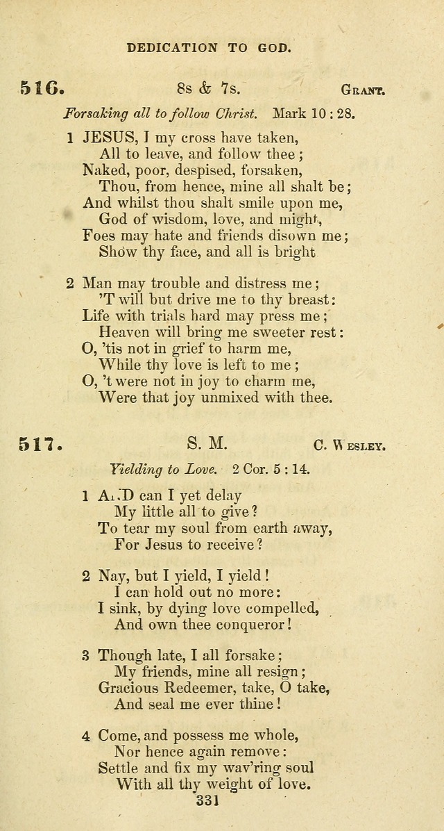 The Baptist Psalmody: a selection of hymns for the worship of God page 331