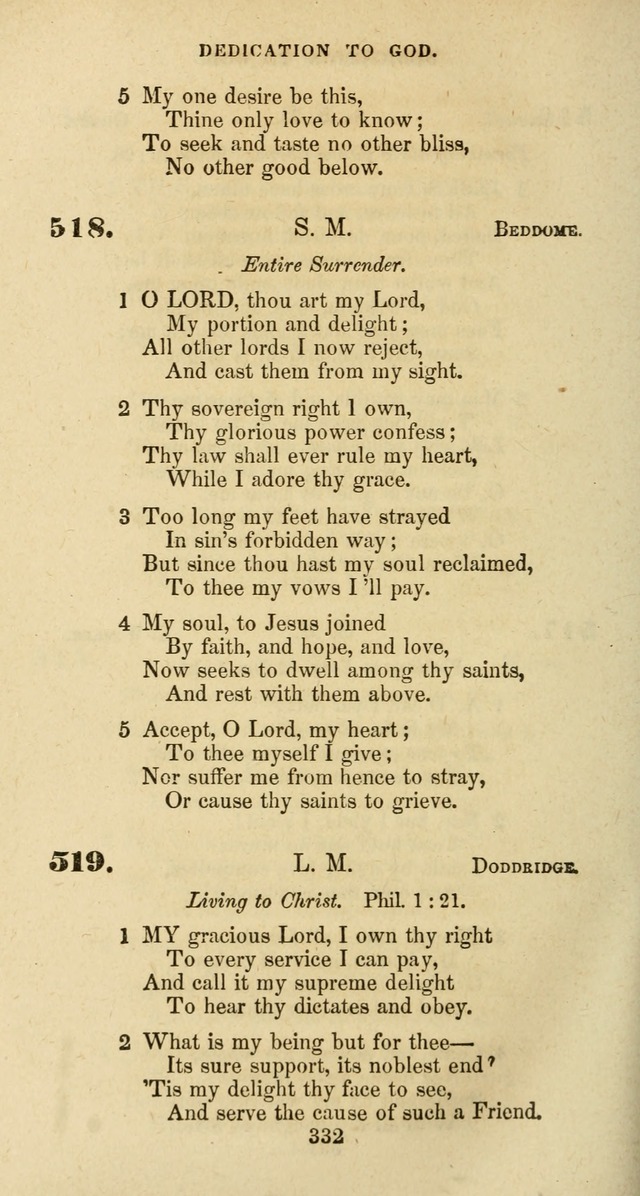 The Baptist Psalmody: a selection of hymns for the worship of God page 332
