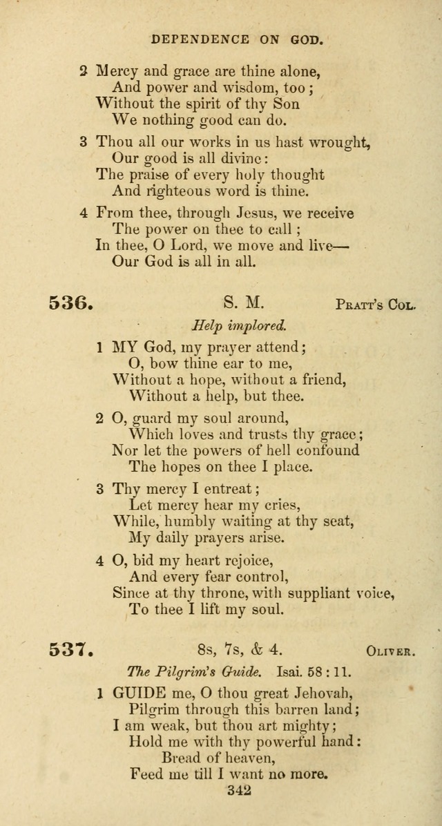 The Baptist Psalmody: a selection of hymns for the worship of God page 342