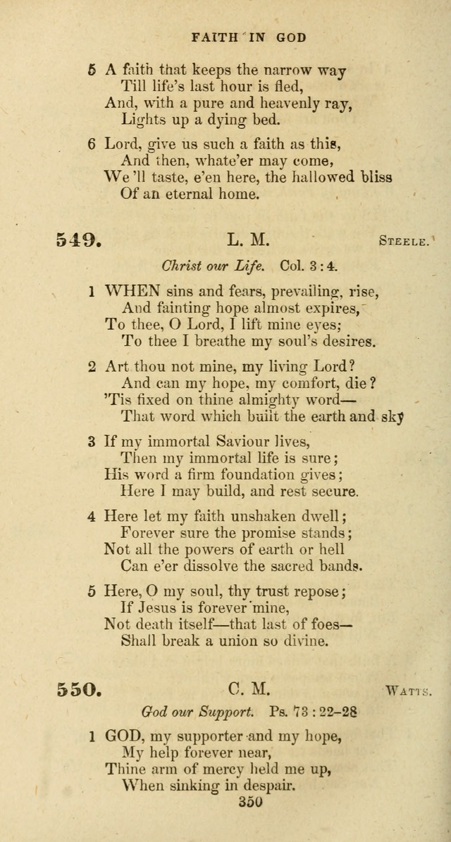 The Baptist Psalmody: a selection of hymns for the worship of God page 350